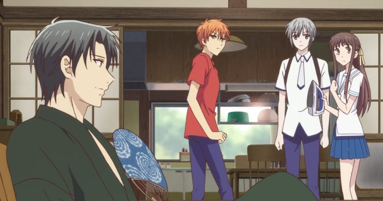 Shigure, Kyo, Yuki and Tohru in Fruits Basket Season 2