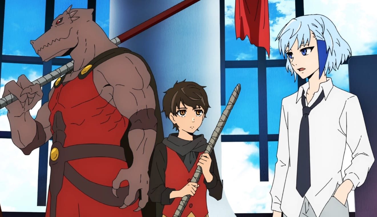 Bam, Khun and Rak in Tower of God Episode 2