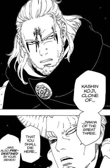 Kashin Koji is revealed to be Jiraiya's clone in Boruto chapter 47