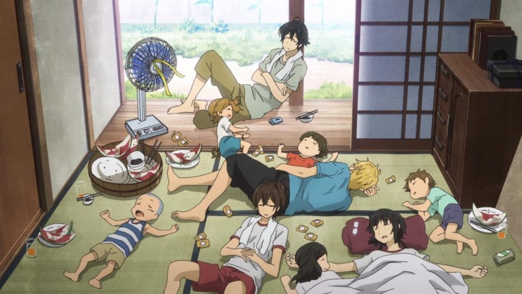Everyone sleeps at Handa Seishu's house