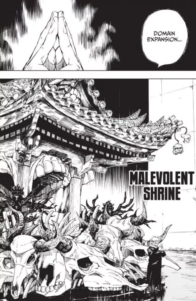 Malevolent Shrine, Sukuna's domain expansion