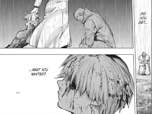 Tatara's monologue before he died in Tokyo Ghoul