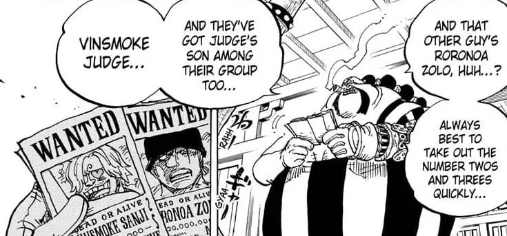 Queen knows Sanji and Vinsmoke Judge
