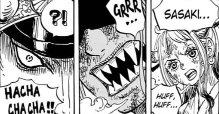 Yamato almost transforms in One Piece chapter 996