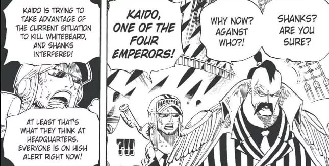 Kaido wants to kill Whitebeard