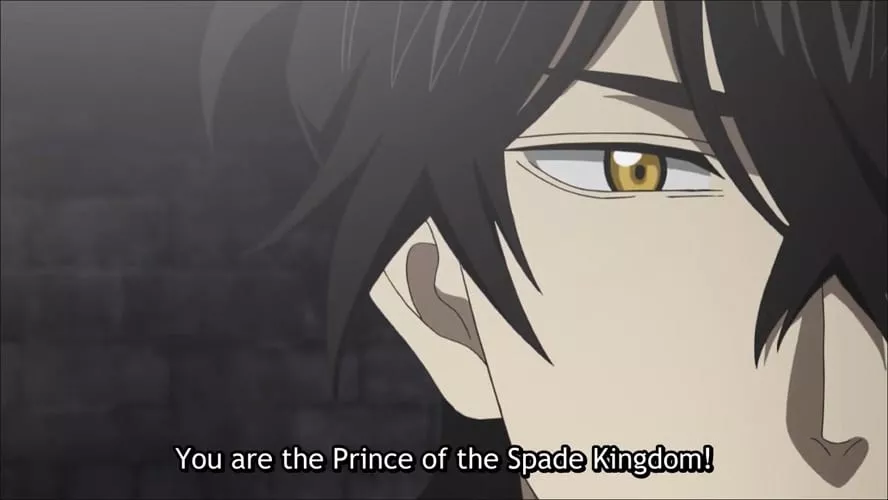 Yuno is a royal of the Spade Kingdom