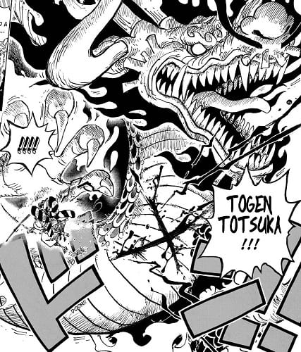 Oden in his battle against Kaido