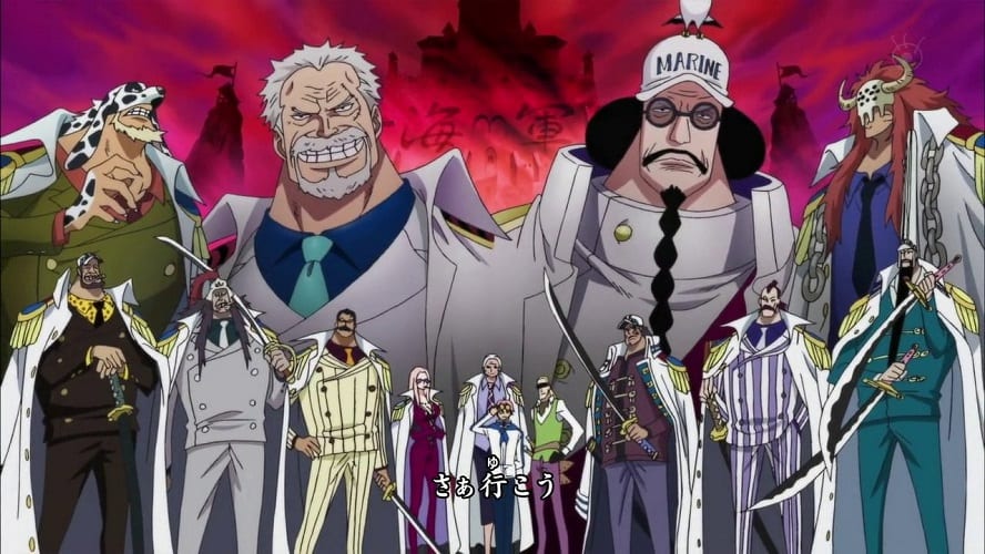 The Marines of One Piece