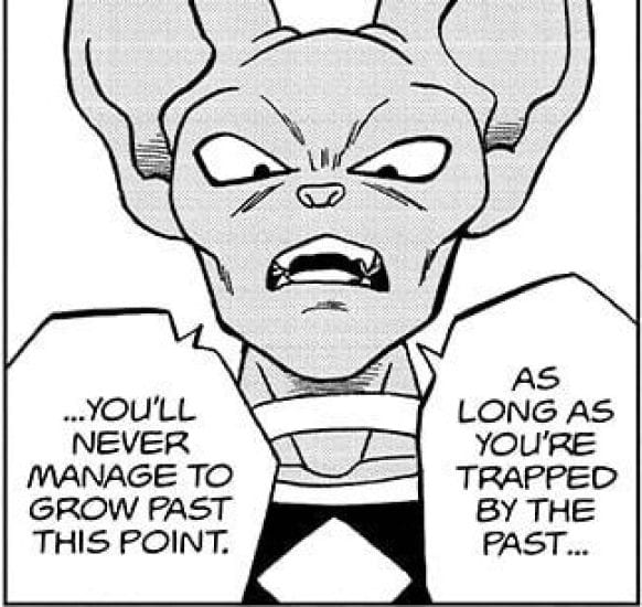 A key advice to Vegeta from Beerus