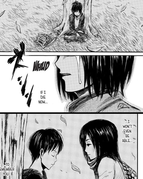 Mikasa chapter 7 with Eren
