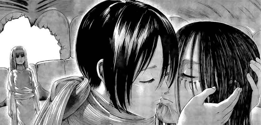 Mikasa Kissing Eren AOT Chapter 138