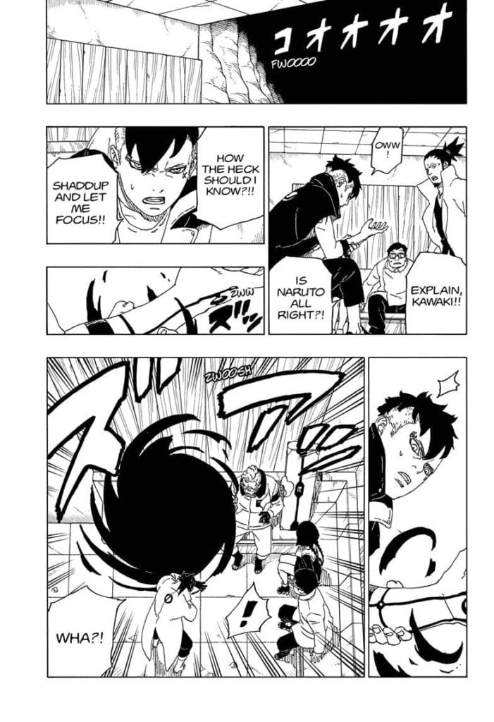 Kawaki feels a connection between him and Naruto