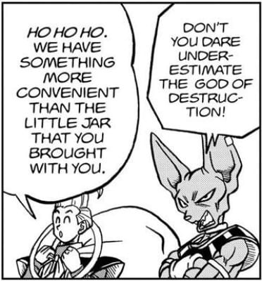 Beerus has a sealing technique which is not yet fully revealed