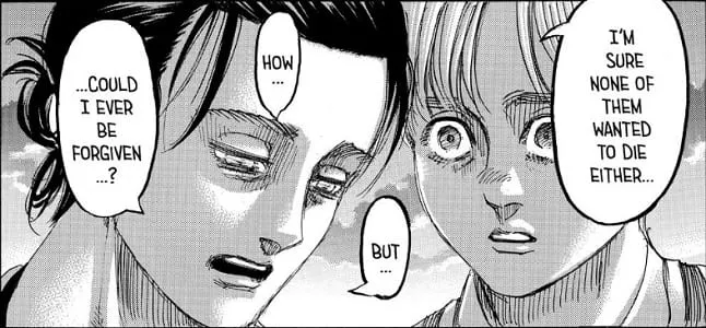 Eren believed he won't be forgiven for his action; AOT chapter 139