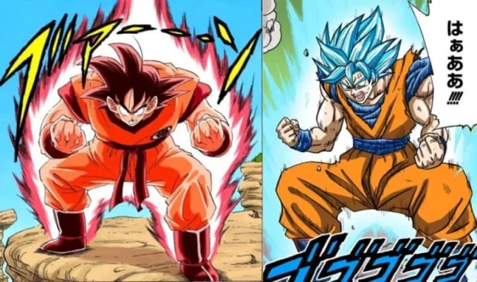 Goku's Kaio-Ken technique