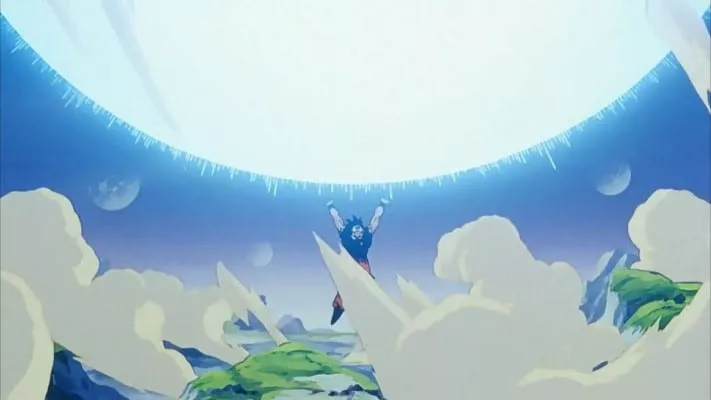 Goku's spirit bomb technique