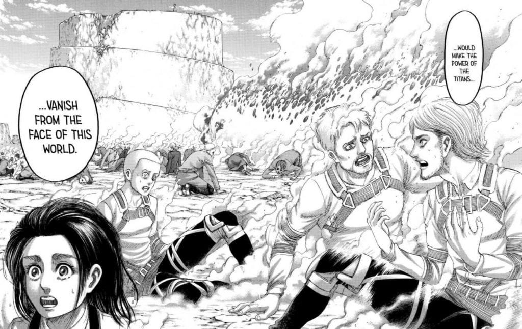 Attack on Titan manga, chapter 139.