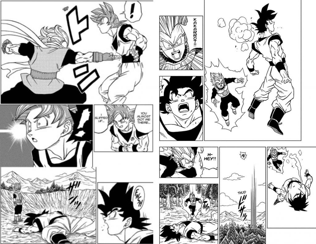 Granolah knocks out Goku twice