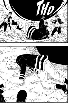 Naruto escapes Jigen's seal
