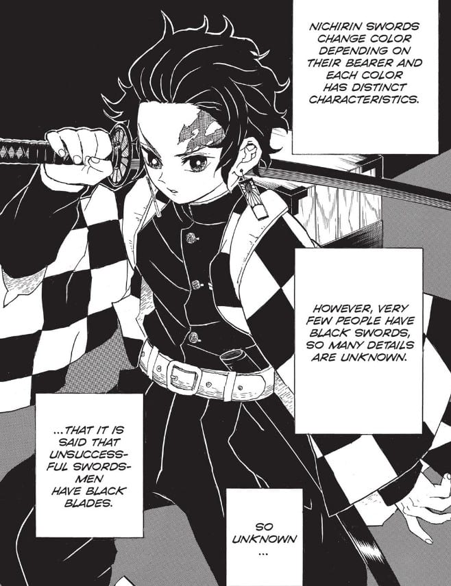 thông tin về black nichirin blade Demon Slayer Manga Chương 9