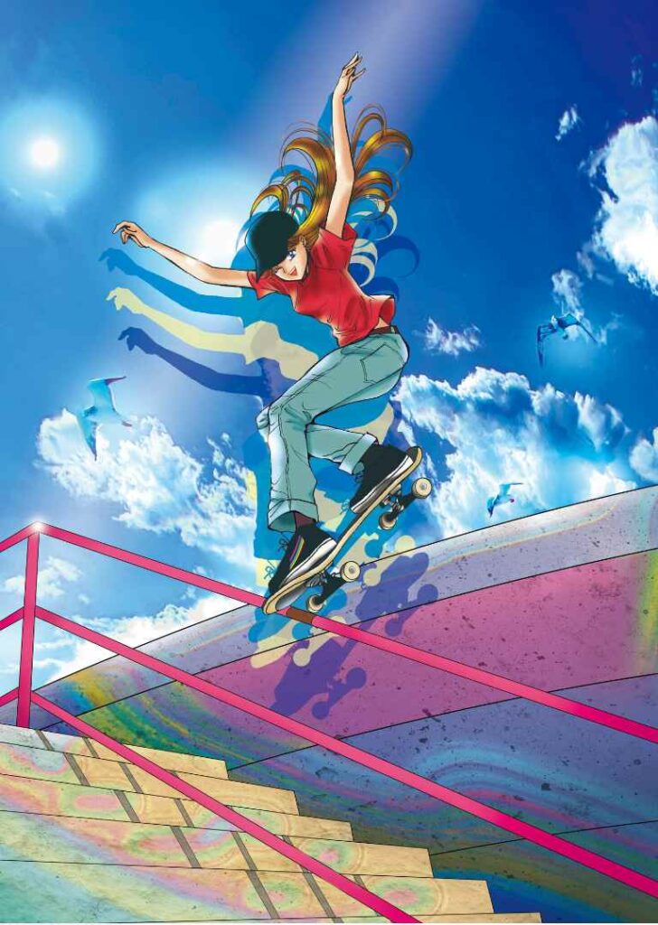 Naoko Takeuchi x Skateboarding