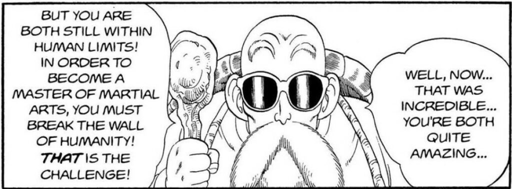 Master Roshi on being the best martial artist