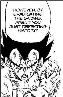 Vegeta made Granolah realize that he's becoming what he hated the most