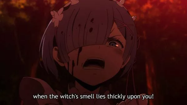 Rem tells Subaru about the Witch's scent on his body