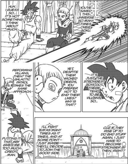 Gokus way of fighting