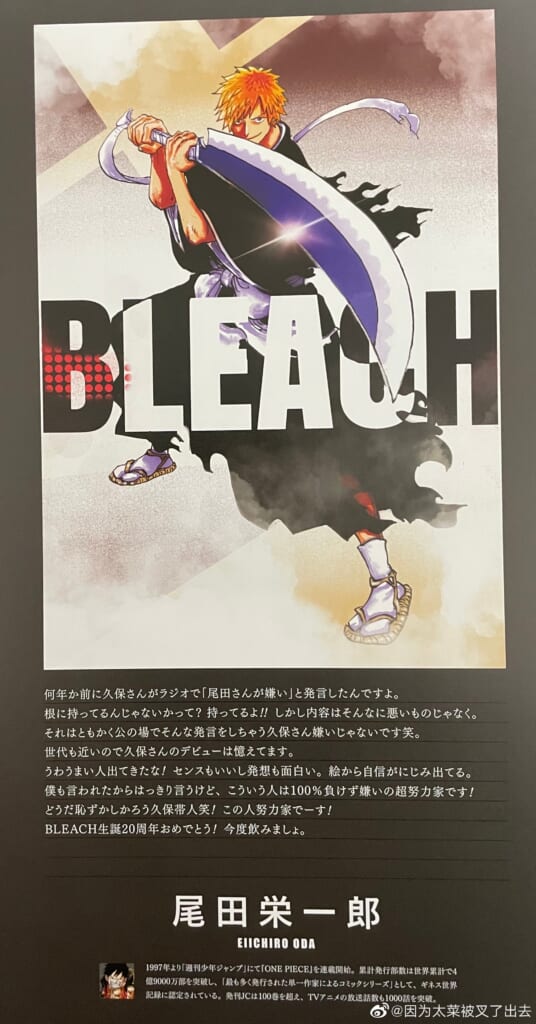 Bleach artwork by Eiichiro Oda