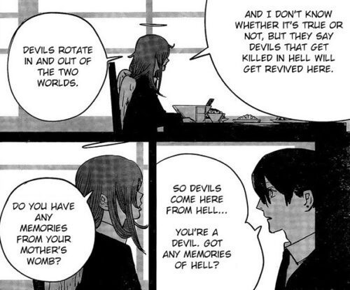 Angel devil explains concept of devils to Aki in Chainsaw man Chapter 53