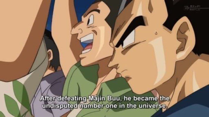 Vegeta says Goku became #1 after defeating Buu