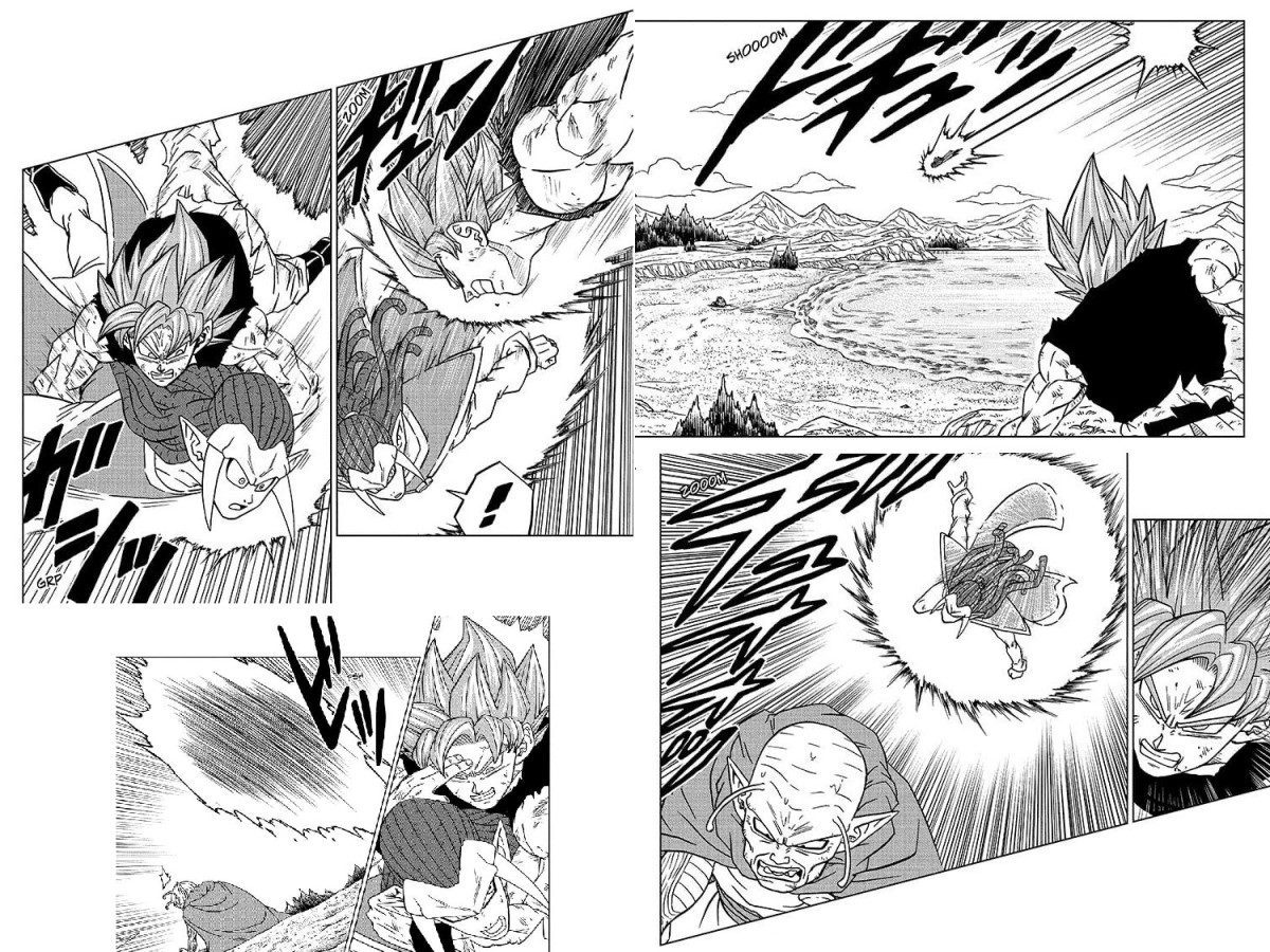 SSB + UI Goku being as fast as Gas in Dragon Ball Super Manga