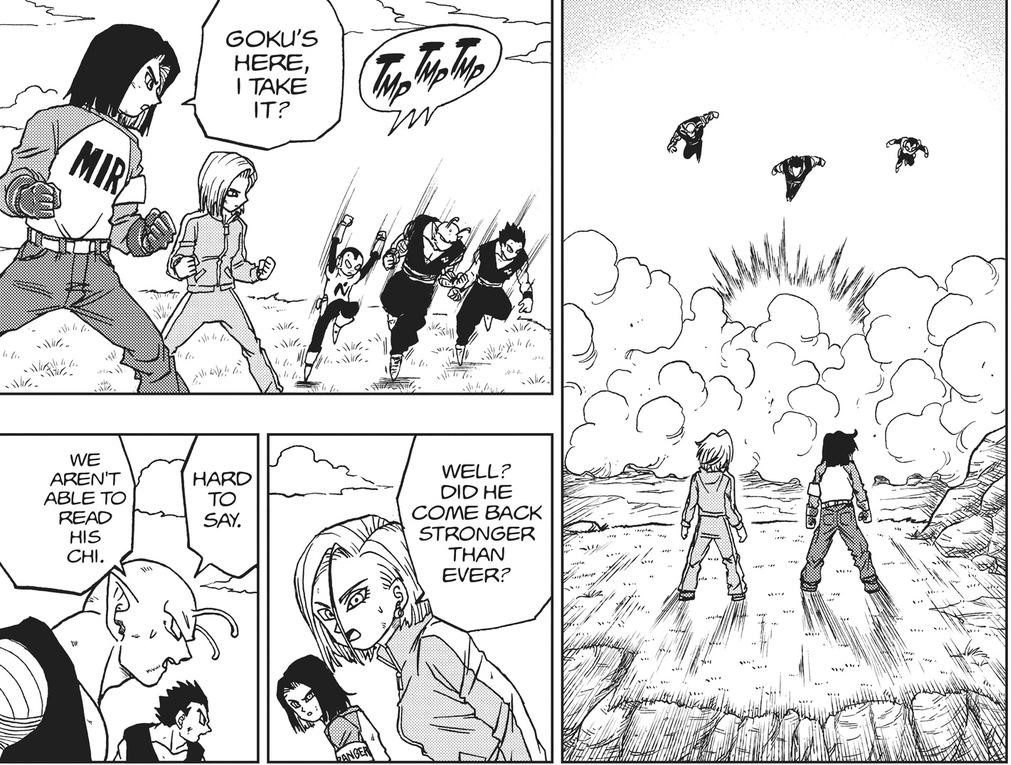 Piccolo and Gohan aren't able to sense UI Sign Goku