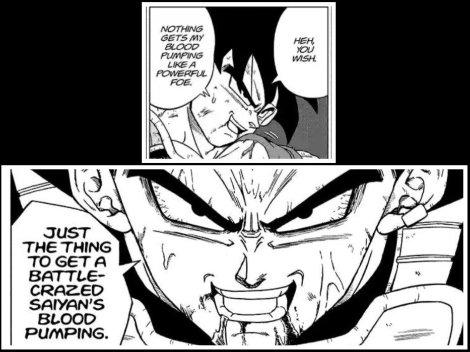 Vegeta and Bardock are cut out from the same cloth 