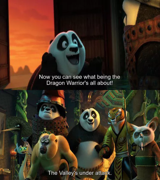 Pos incorrect notion of the dragon warrior
