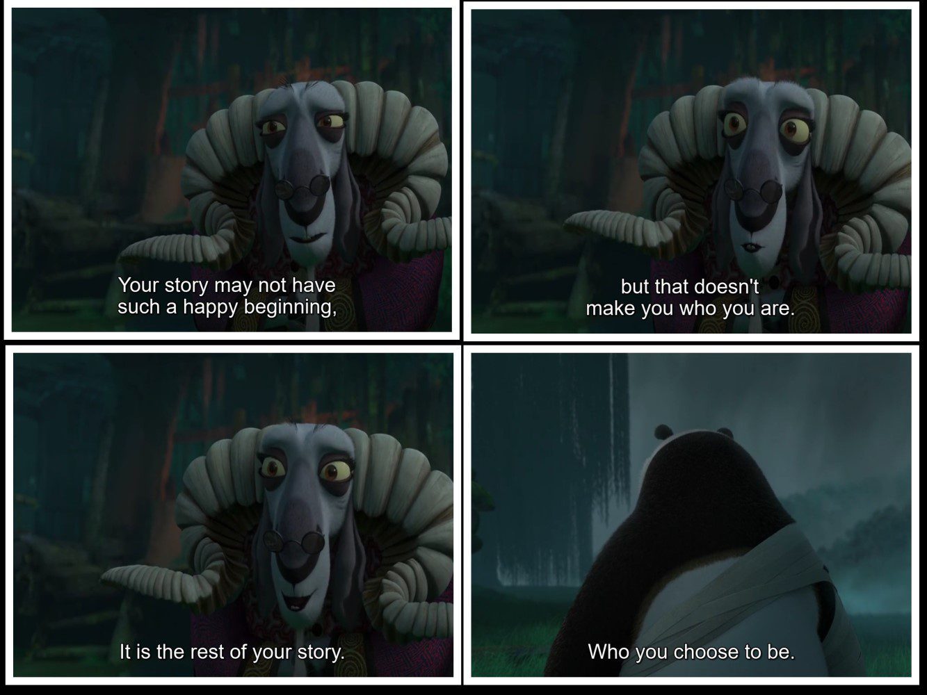 Beerus' instruction is very similar to the Soothslayer's in Kung Fu Panda
