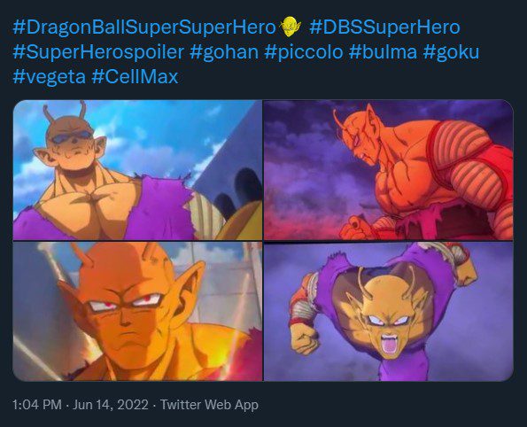 Orange Piccolo (Twitter) in DBS Super Hero movie