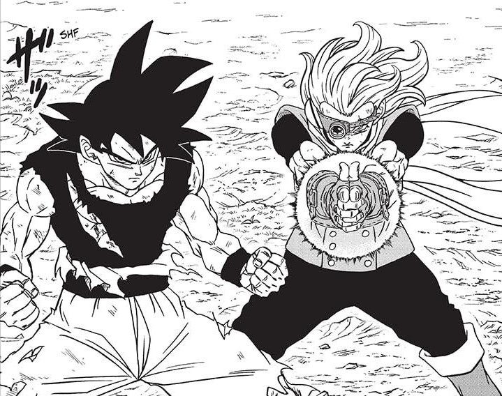 Ultra Instinct Goku and Granolah join forces to defeat Gas