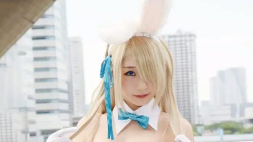 Moe Iori Comiket 100 cosplay as Asuna from Blue Archives
