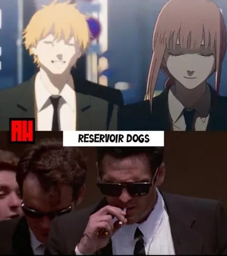 Chainsaw Man anime opening reference Reservoir Dogs