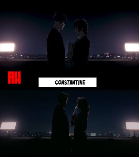 Constantine movie reference in Chainsaw Man opening