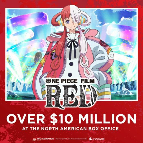 One piece film red earns 10 million dollars in North America