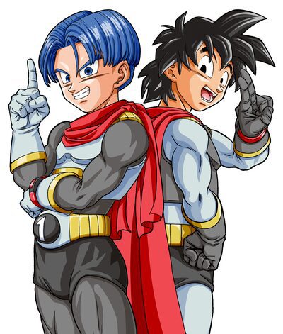 Goten and Trunks as superheroes in the new Dragon Ball Super Manga arc