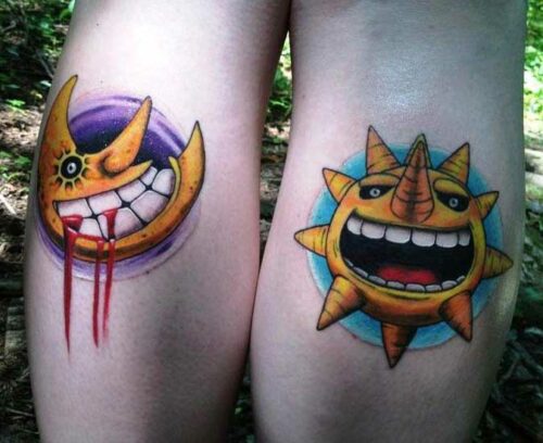 Soul Eater moon and sun