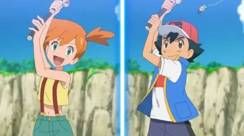 Ash, Misty and Pikachu In episode 2 of Pokemon Journey Special episodes