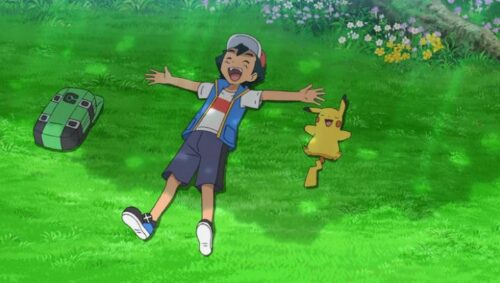 Ash and Pikachu In episode 1 of Pokemon Journey Special episodes