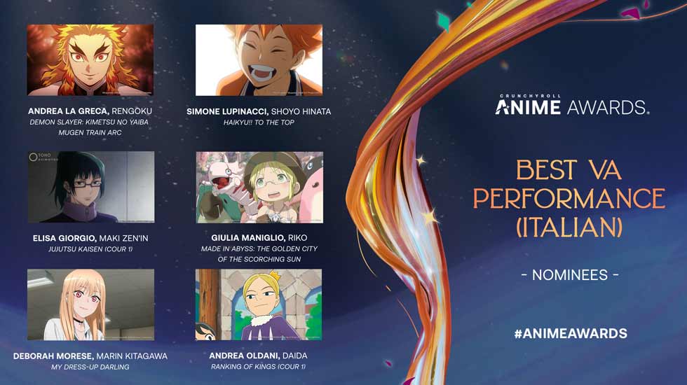 Best VA Performance(Italian)-Anime Awards