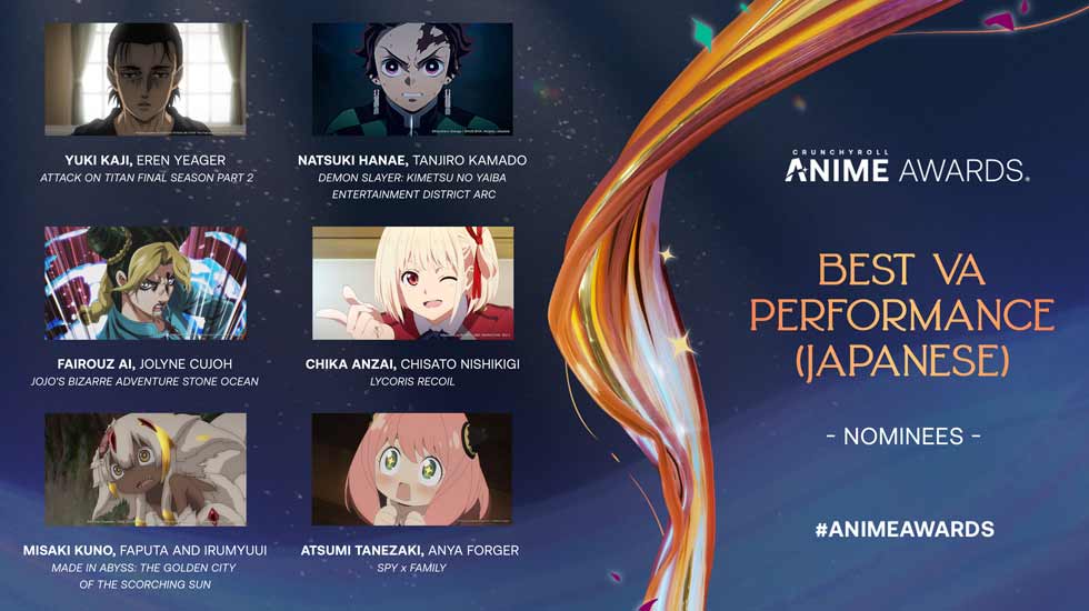 Best VA Performance(Japanese)-Anime Awards