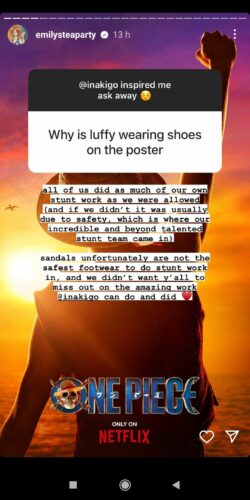 Luffy shoes not sandals